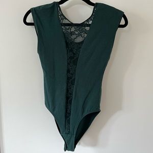 American Apparel Lace Detail Bodysuit